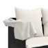 Set de muebles de jardín 5 pzas y cojines ratán sintético