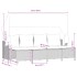 Set de muebles de jardín 5 pzas y cojines ratán sintético