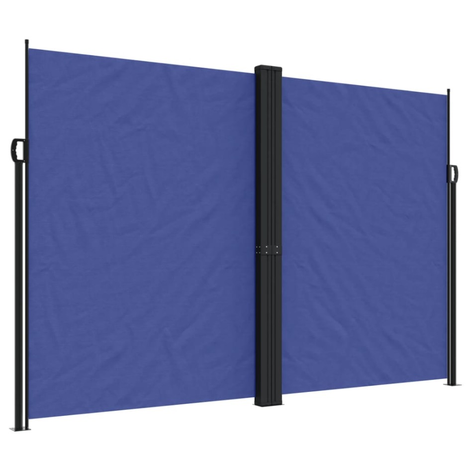 Toldo lateral retráctil azul 220x600