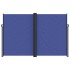 Toldo lateral retráctil azul 220x600