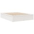 Cama con colchón madera maciza de pino blanca 160x200