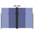 Toldo lateral retráctil azul 220x600