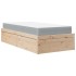 Cama con colchón madera maciza de pino 90x200