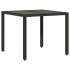 Set de muebles jardín 5 pzas con cojines ratán sintético