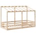 Cama infantil con techo madera maciza pino 100x200