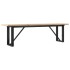 Mesa de centro marco O madera maciza pino y acero