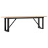 Mesa de centro marco O madera maciza pino y acero