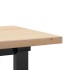 Mesa de centro marco O madera maciza pino y acero