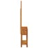 Jardinera con enrejado y estante acacia maciza 100x32x185