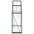 Invernadero con marco base aluminio verde 169x58x195