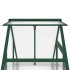Invernadero con marco base aluminio verde 169x58x202
