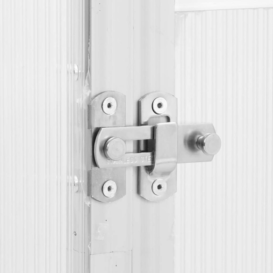 Invernadero con marco base aluminio plateado 224x169x195