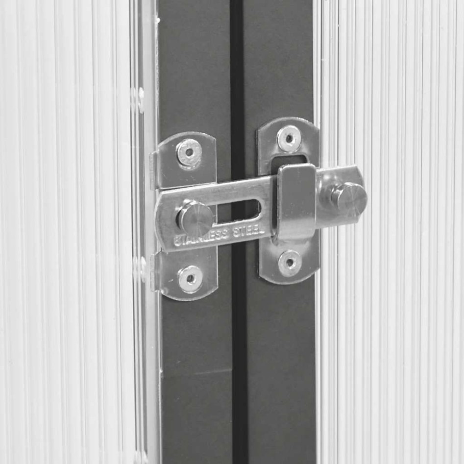 Invernadero con marco base aluminio antracita 224x169x195