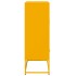 Aparador de acero amarillo mostaza 68x39x111,5