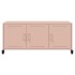 Mueble para TV acero laminado en frío rosa 100,5x39x43,5