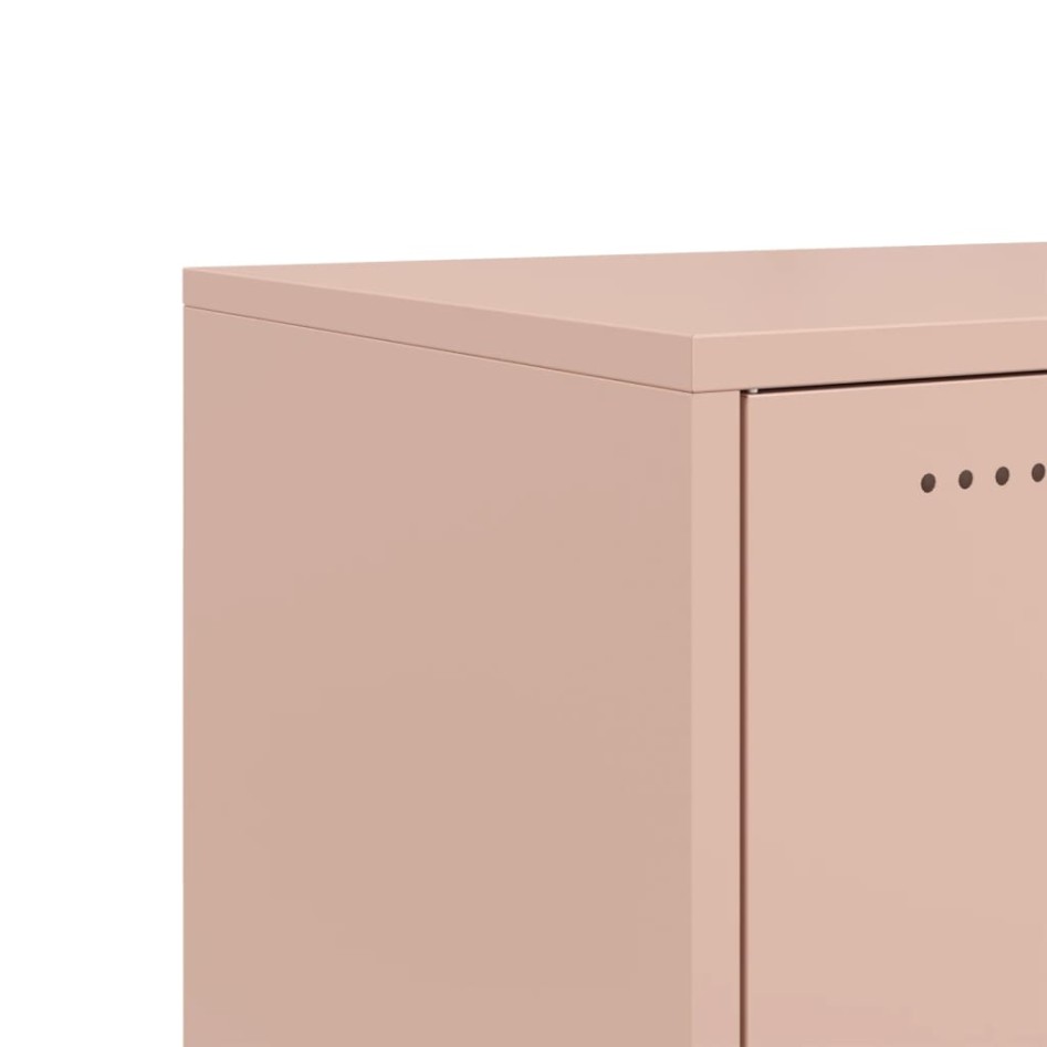 Mueble para TV acero laminado en frío rosa 100,5x39x43,5