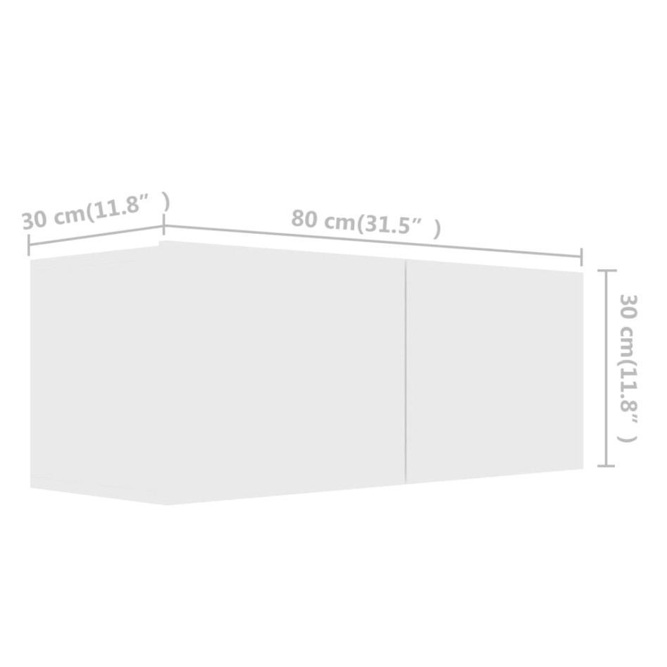 Set de muebles de salón TV 3 piezas madera de ingeniería