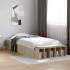Estructura de cama madera de ingeniería roble Sonoma 90x190