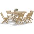 Sillas de jardín plegables 6 uds madera acacia 48,5x61,5x87
