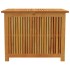 Caja de almacenaje de jardín madera maciza acacia 75x75x58