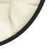Silla colgante huevo con soporte ratán y acero