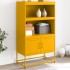 Aparador de acero amarillo mostaza 68,5x38,5x123,5