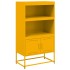 Aparador de acero amarillo mostaza 68,5x38,5x123,5