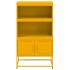Aparador de acero amarillo mostaza 68,5x38,5x123,5