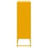 Aparador de acero amarillo mostaza 68,5x38,5x123,5