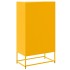Aparador de acero amarillo mostaza 68,5x38,5x123,5