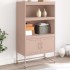 Aparador de acero rosa 68,5x38,5x123,5