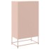 Aparador de acero rosa 68,5x38,5x123,5