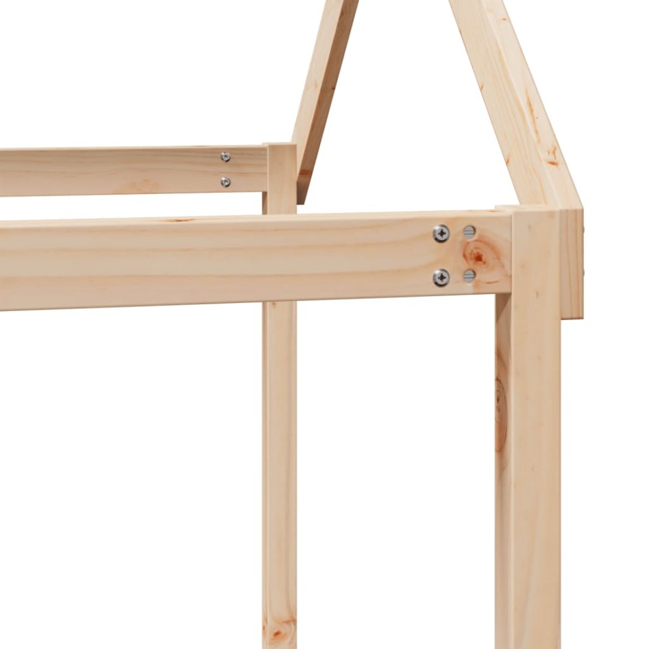 Cama litera sin colchón madera maciza de pino 90x200