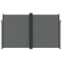 Toldo lateral retráctil gris antracita 200x600