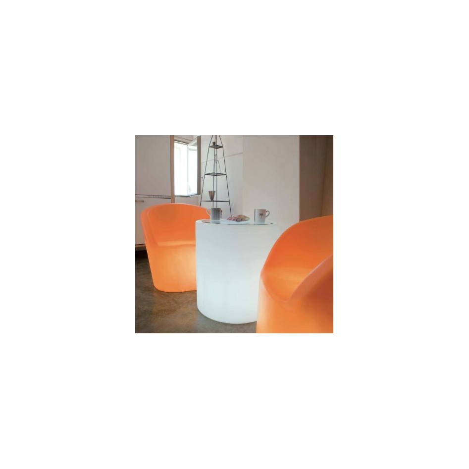 Mesa alta en forma circular