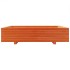 Jardinera de madera maciza de pino marrón cera 110x110x26,5