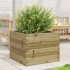 Jardinera de madera de pino impregnada 60x60x46