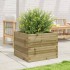 Jardinera de madera de pino impregnada 60x60x46