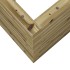 Jardinera de madera de pino impregnada 60x60x46
