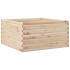 Jardinera de madera maciza de pino 90x90x46
