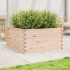 Jardinera de madera maciza de pino 90x90x46