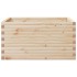 Jardinera de madera maciza de pino 90x90x46