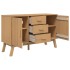 Aparador OLDEN madera maciza de pino marrón 114x43x73,5
