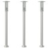 Lámparas de suelo de exterior 3 uds acero inoxidable 100