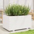 Jardinera madera maciza de pino blanco 90x60x49,5
