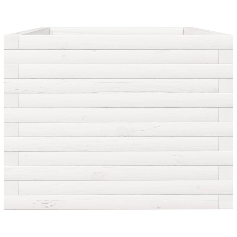 Jardinera madera maciza de pino blanco 90x60x49,5