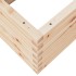 Jardinera de madera maciza de pino 110x60x45,5