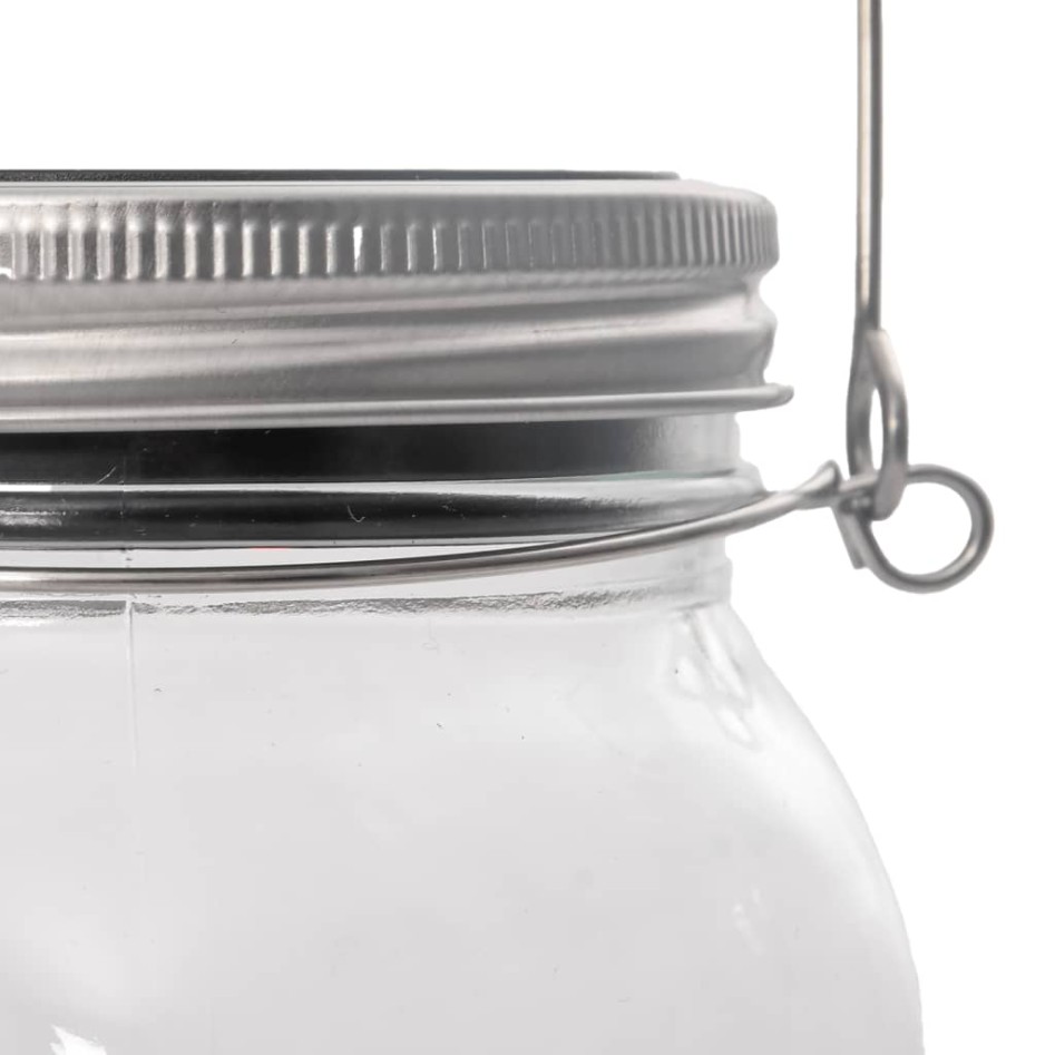 Luz solar de exterior de vidrio 12 uds banco