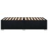 Estructura de cama sin colchón tela negro 90x200