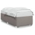 Estructura de cama sin colchón tela taupe 90x200
